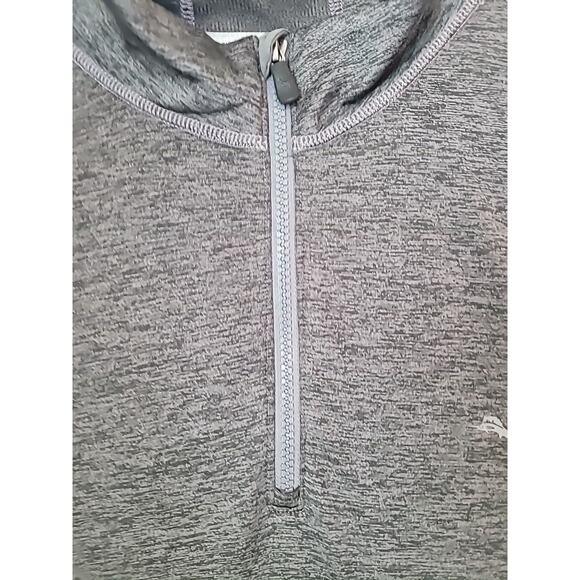 Tommy Bahama Islandzone Half-Zip Pullover Gray/Black Heather 2XL - Picture 5 of 10